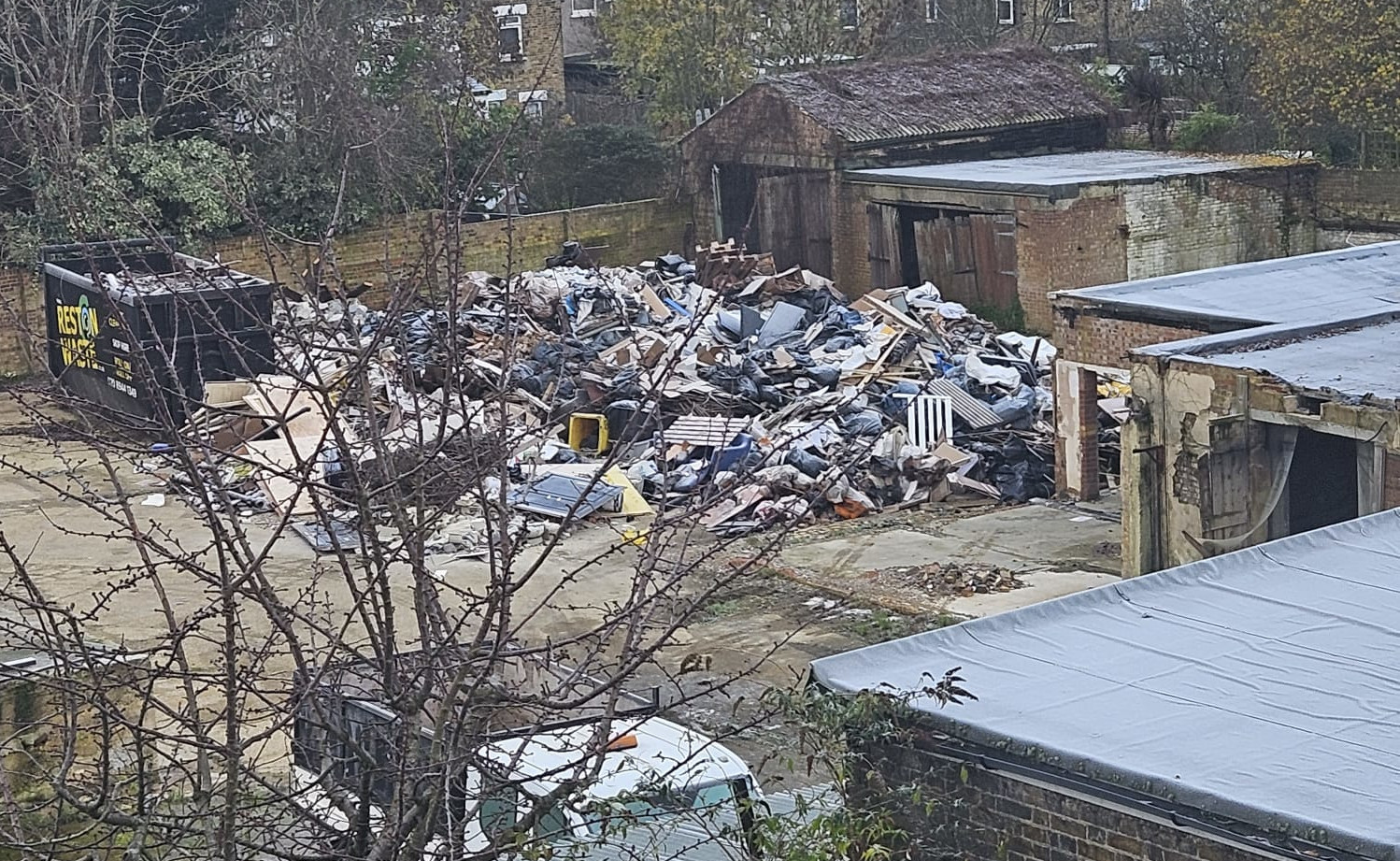 Chaos of using builders yard as Class B8